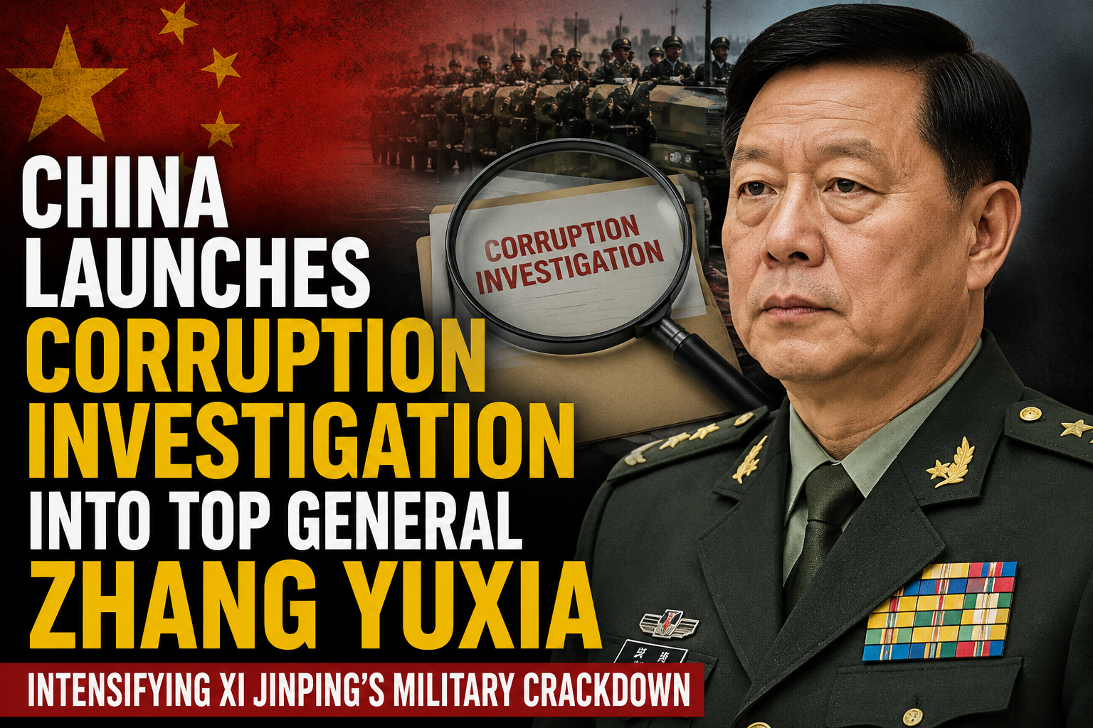China corruption investigation Zhang Yuxia military crackdown