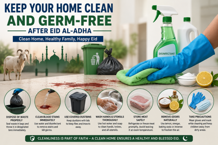 Eid al-Adha home cleanliness tips Eid al-Adha home cleanliness tips