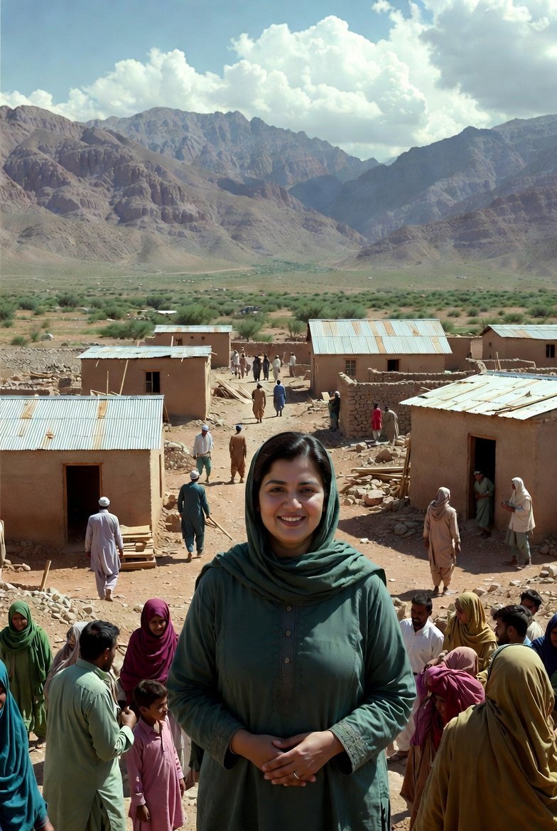 Hadiqa Kiani Rebuilds 200 Homes for Flood