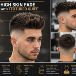 High Skin Fade with Textured Quiff