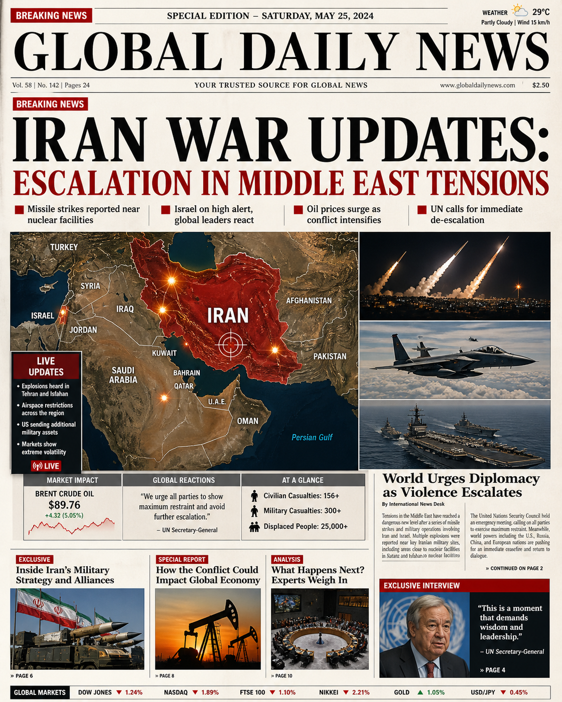 Iran war updates
