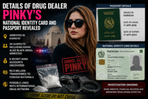 Pinky drug trafficking case Karachi
