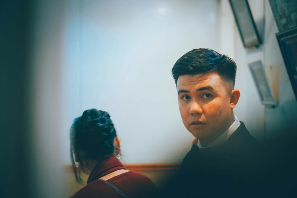 id Skin Fade with Side Part