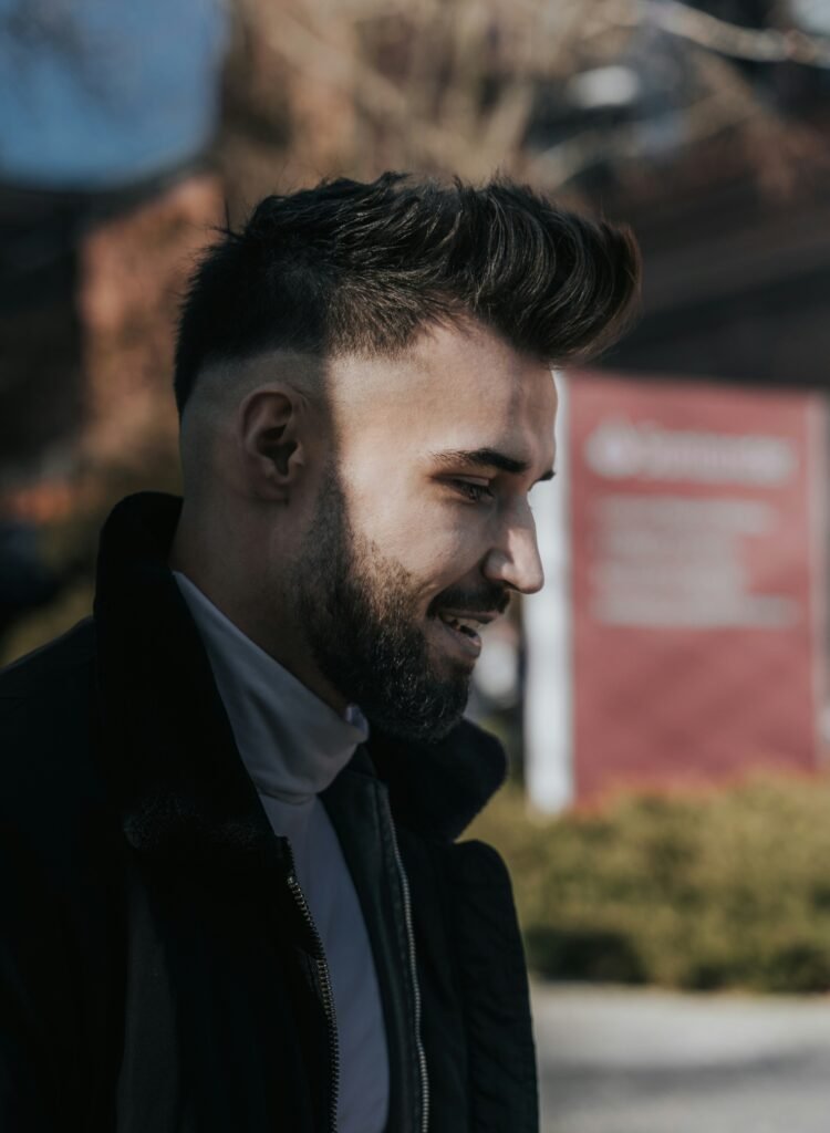 Burst Fade with Faux Hawk