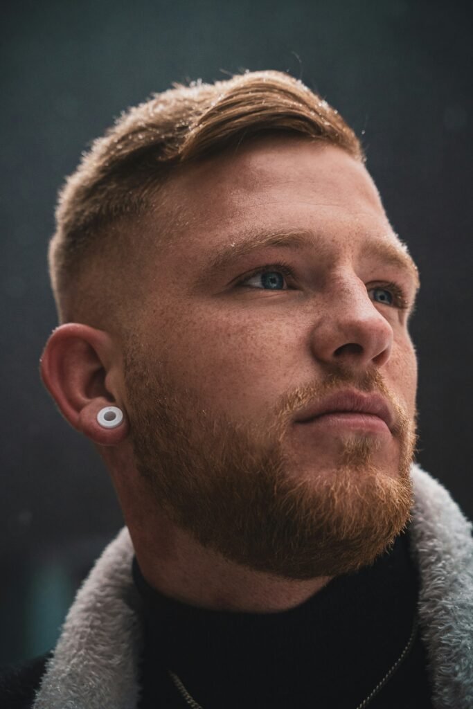 Low Skin Fade with Brushed Forward