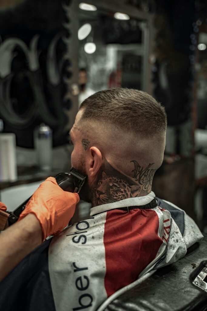 Taper Skin Fade with Side Part