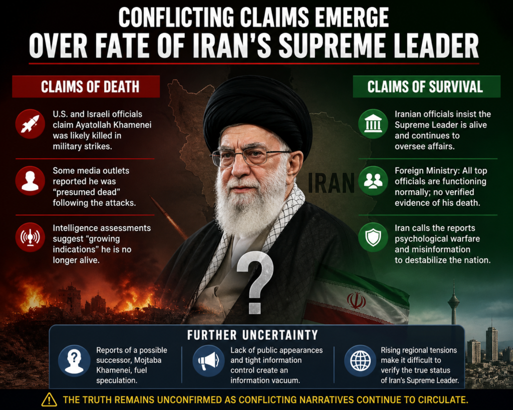 khamenei death claims