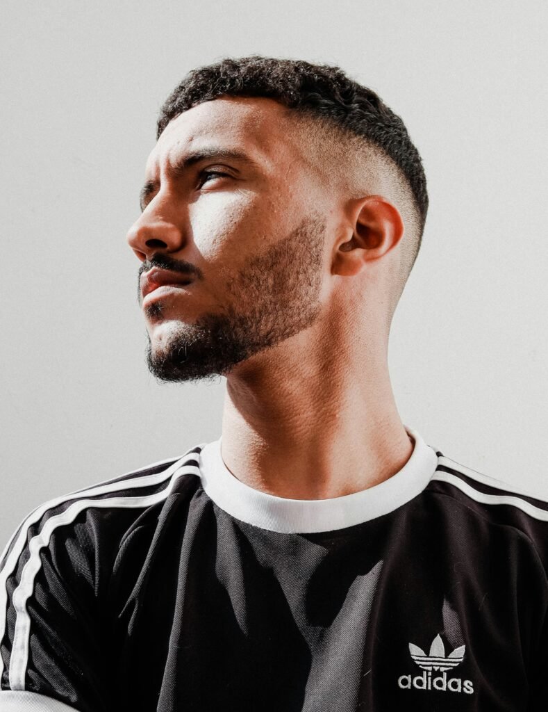 High Skin Fade with Bro Flow / Longer Top
