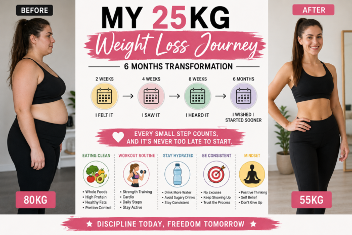25kg Weight Loss Journey