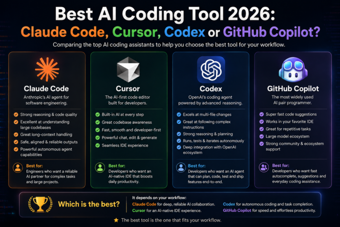 Best AI Coding Tool 2026 Best AI Coding Tool 2026