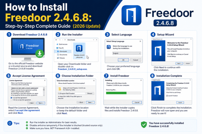 How to Install Freedoor 2.4.6.8