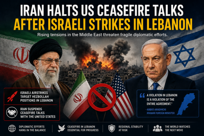 Iran suspends ceasefire talks Iran suspends ceasefire talks