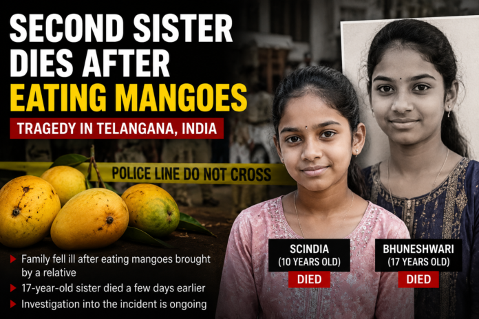 Second sister dies after eating mangoes Second sister dies after eating mangoes